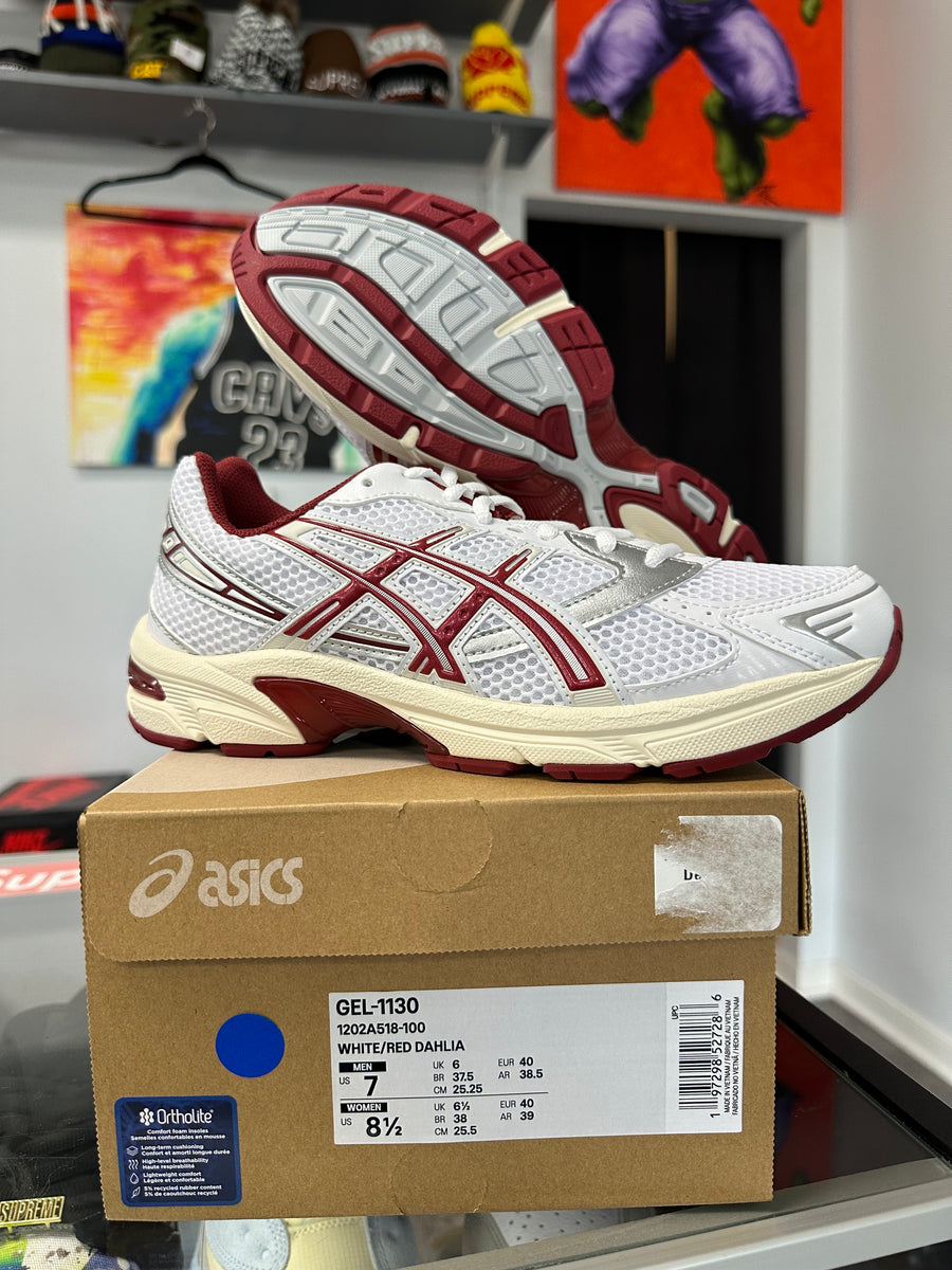 ASICS Gel-1130 White Red Dahlia