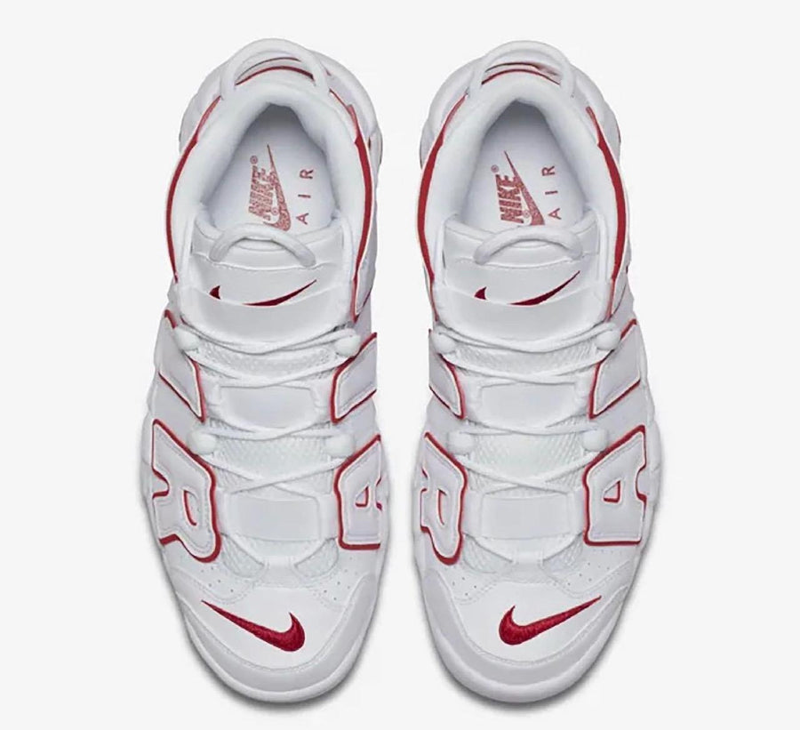 Nike Air More Uptempo White Varsity Red