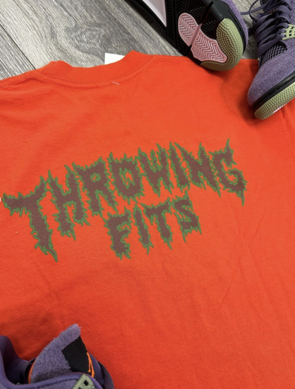 Throwing Fits Tee Orange