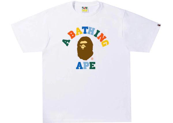 *A Bathing Ape x Colors College Tee x White