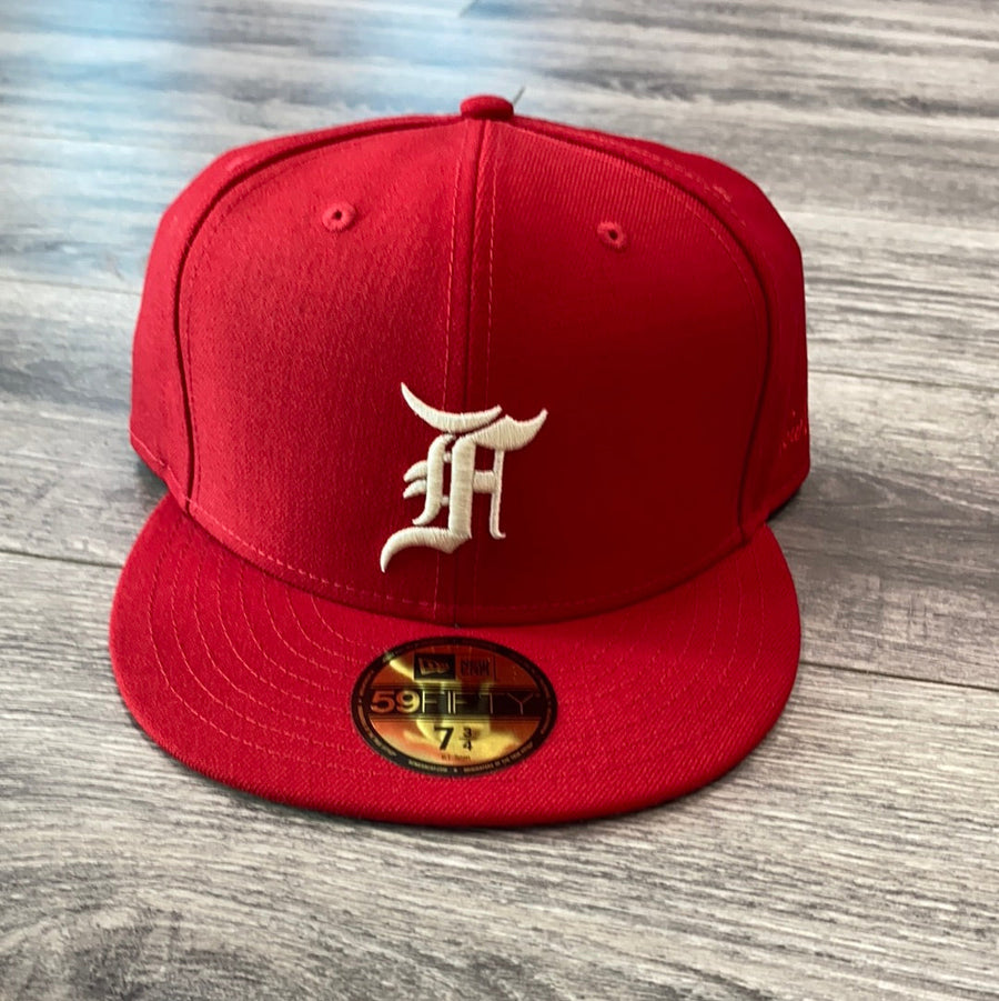 New Era Fear of God Red Fitted