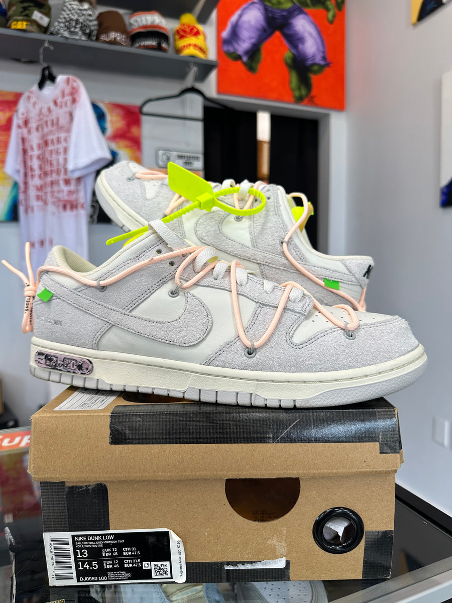 Pre-owned Off-White x Nike Dunk Low Lot 12