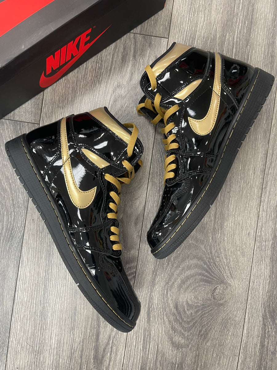 Pre-Owned Air Jordan 1 x 'Black Metallic Gold'