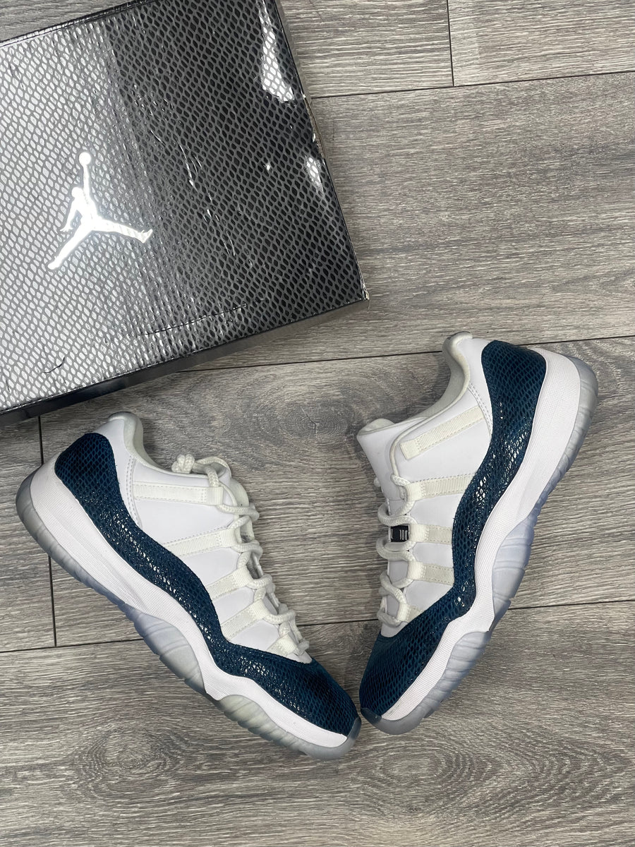 Pre-Owned  Air Jordan 11 Low Snake Navy 2019