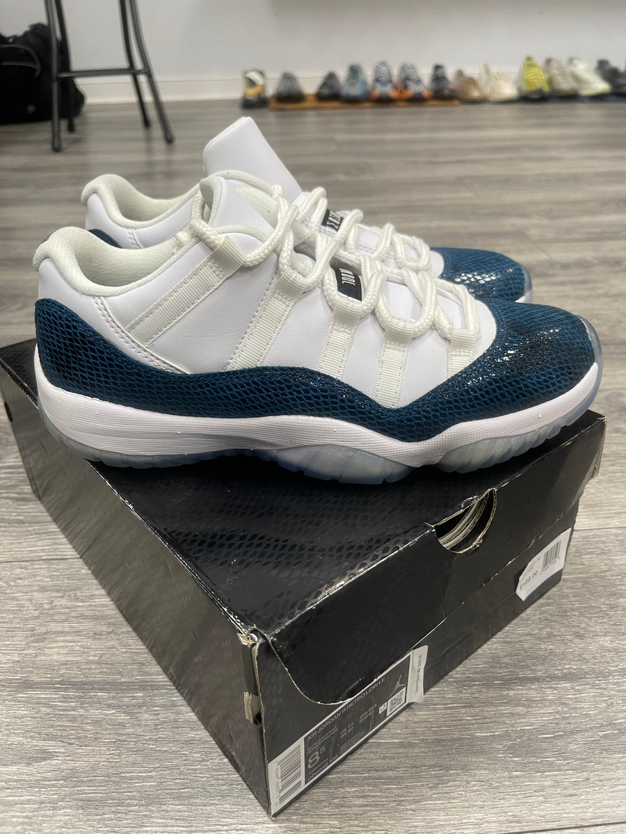 Pre-Owned  Air Jordan 11 Low Snake Navy 2019