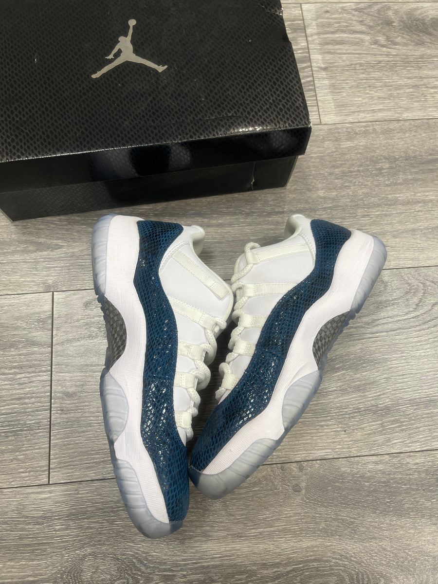 Pre-Owned  Air Jordan 11 Low Snake Navy 2019