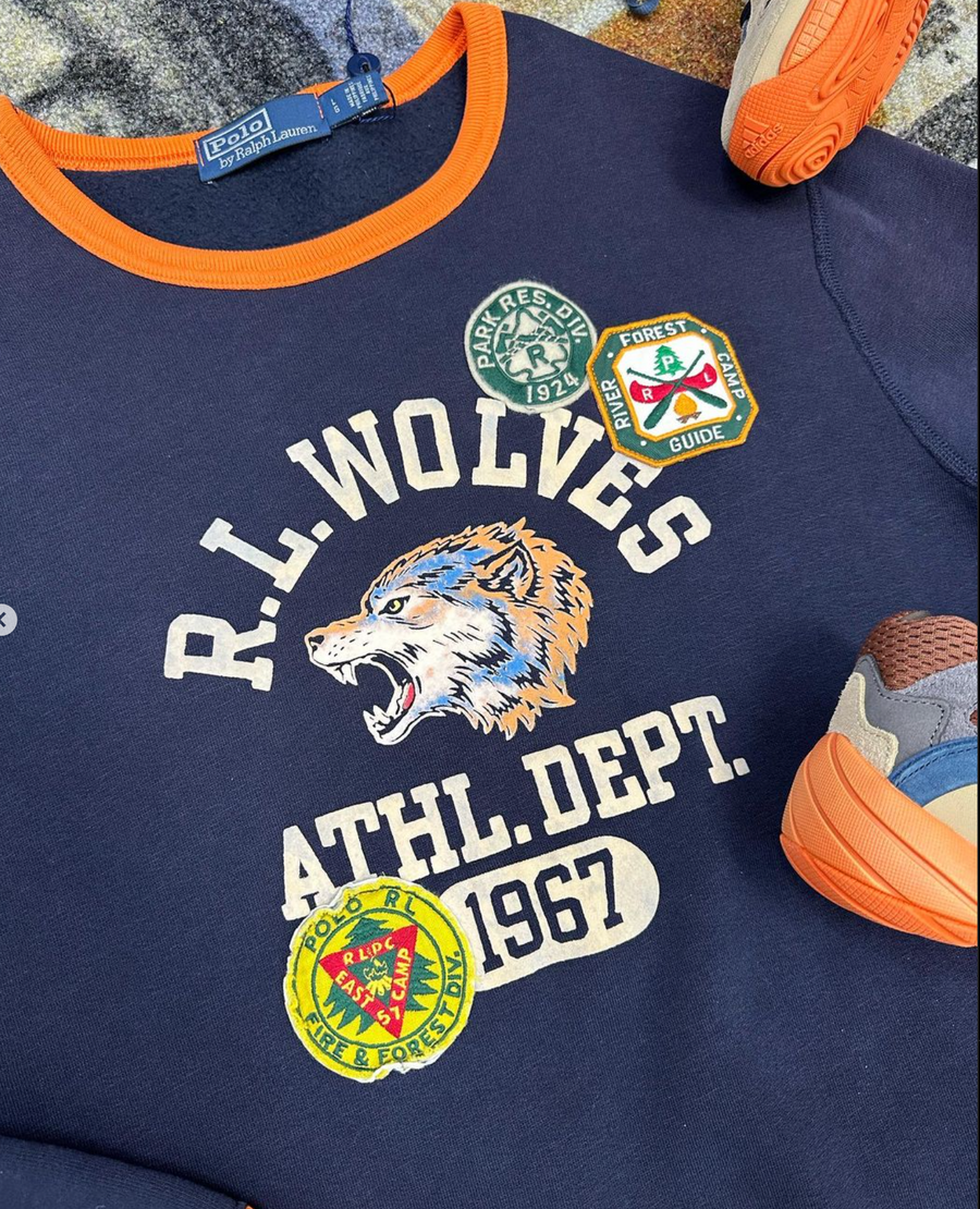 POLO R.L. WOLVES CREWNECK