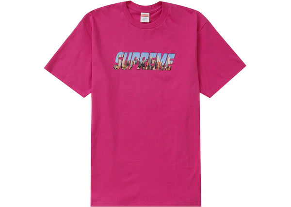 Supreme Gotham Tee Magenta