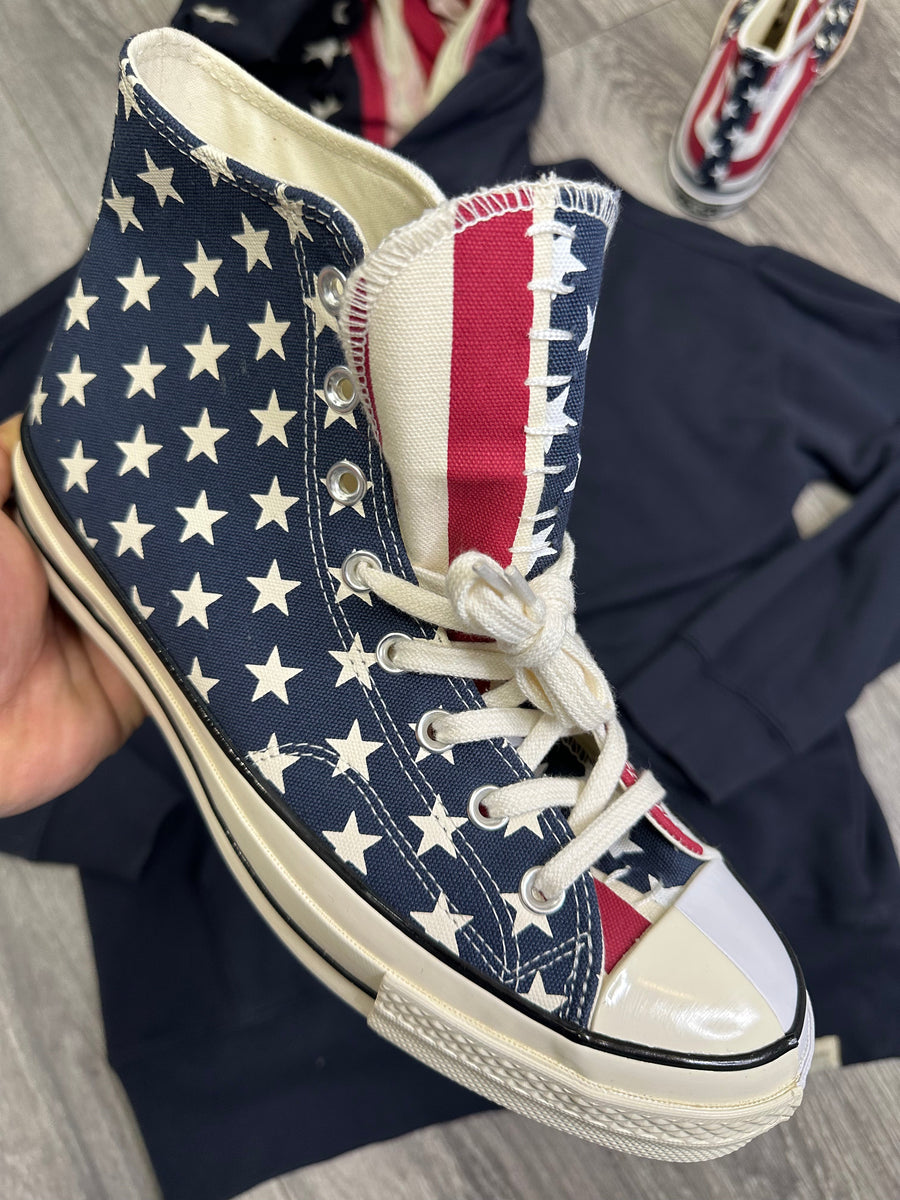 Converse Chuck Taylor All Star 70 Hi Archive Restructured American Flag