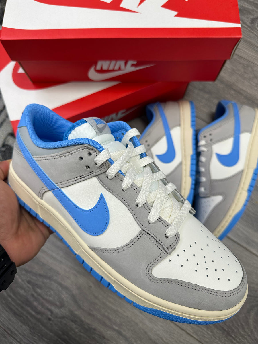 Nike Dunk Low Athletic Department Light Smoke Grey University Blue